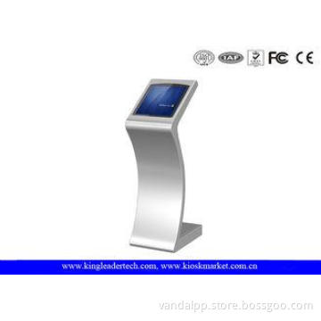 19" Vandal Proof Touch Screen Kiosk Stand For Shopping Mall